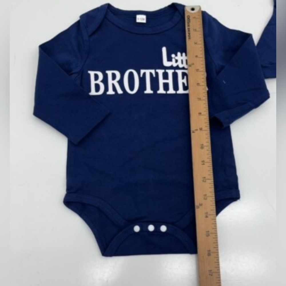 Navy Blue 'Little Brother' Bodysuit